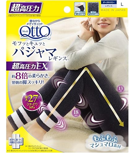 Amazon.co.jp: メディキュット 着圧ソックス 1足 太もも 寝ながら